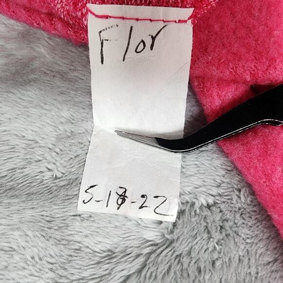 Cherish Sweater Dress Womens M Pink Fuzzy Soft Fleece Mini Long Sleeves Pockets - Picture 6 of 9